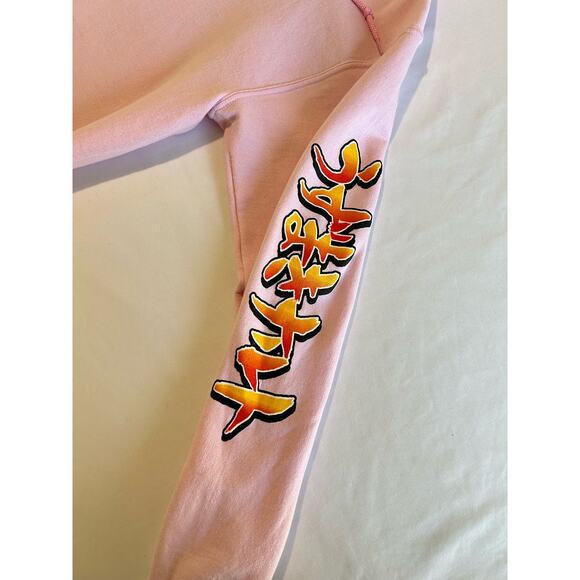 Naruto Shippuden Pink Long Sleeve Graphic Hoodie Size Men’s Small Anime - Picture 4 of 7